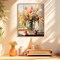 Flower Paint by Numbers Kit for Adults Canvas-Flower Paint by Numbers Kits for Adults,Flowers Painting by Numbers Adult for Gift Home Wall Decor(16x20inch)